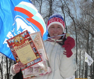        Журналист Вурнарской районной газеты в числе победителей массовой гонки «Лыжня России-2010»